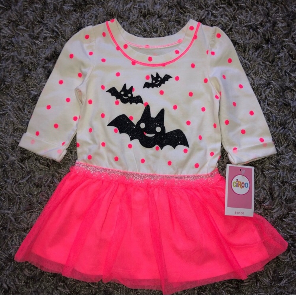 Circo 18 Month Halloween Bats Dress, New With Tags